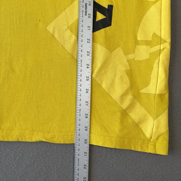 Terra Construction Heavy Cotton Yellow Work T-Shirt Workwear Men’s XL Carhartt - Picture 8 of 11